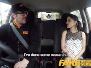 Fake Driving School Rough back seat fuck for petite infatuated learner 2/16