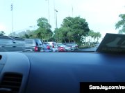 Milf Sara Jay Gives BBC Boober Driver 5 Stars After Fucking! 2/16