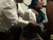 UK subslut gets rough interracial DP 10/16