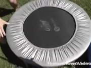 Big tit brunette gardening then sucking cock 11/16