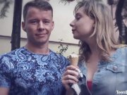 Blonde Vixen Mia Cruze Sucks Her Boyfriend's Cock and Takes It in Her Pussy 1/16