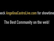 Plump BBWs Angelina Castro & 2 GFs Share A Big Black Cock! 1/16