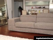 Hot BBW Angelina Castro Shares BF's Cock With Roberta Gemma! 2/16