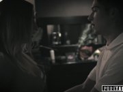 PURE TABOO Blair Williams Tricks Momma's Boy StepBro into Fuck! 10/16