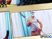 Spizoo - Big booty April O Neil is pounded by a big dick, big boobs 10/16