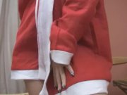 Hot Regina Moon masturbates while dressed as Santa's helper 2/16