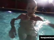 Underwater Naked Siren Sunny Lane Sucks Dick Below The Tide! 14/16