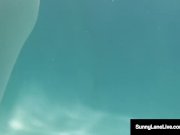 Underwater Naked Siren Sunny Lane Sucks Dick Below The Tide! 7/16