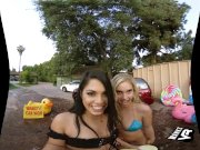 WankzVR - Car Wash ft. Kali Roses and Gina Valentina 3/16