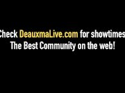 Texas Cougar Deauxma Strap On Fucked By Hot Milf Angie Noir! 1/16