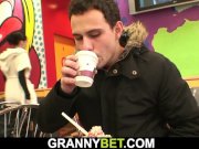 Big-boobs old granny and boy 2/16