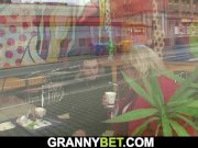 Big-boobs old granny and boy 4/16