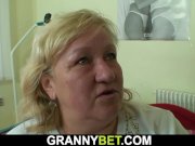 Big-boobs old granny and boy 7/16