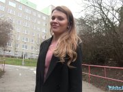 Public Agent Russian shaven pussy fucked for cash 3/16