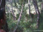 Wild Man Gets Hold Of Babe On Hike 1/16