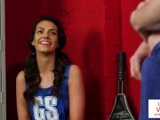 Voyeur babe enjoys jerkoff at the lockerroom 1/16