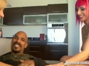 MILF Morgan Ray With Raven Black In BBC Threesome 4/16