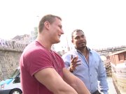 Wife riding black cock while husband watches and masturbates 2/16