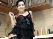 Hot amateur brunette babe fucking herself 3/16