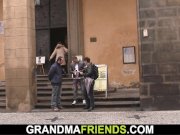 Photosession leads to grandma threesome sex 2/16