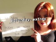 Chubby redhead dommed and fed with cum 1/16