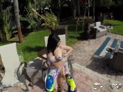 POVD Soaking wet water fight outdoor POUNDING 4/16