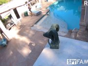 SPYFAM Step dad SPIES on masturbating step daughter 1/16