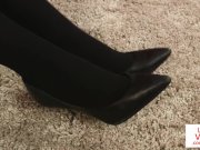 CFNM spex voyeur enjoys watching sub wank 11/16