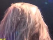 flexible babe shows all on public stage 11/16