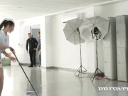 Privatecom The maid in anal threeway 4/16