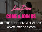 Lexidona - Watch me strip and tease my pussy on a hotel bed 16/16