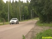 scandi mature rough anal outdoor fucked 1/16