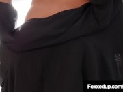 Young Black Beauty Jenna Foxx Spreads Legs In Hot Lingerie! 10/16