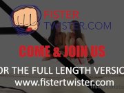 Fisting Lesbians - Arwen Gold gets her pussy fist fucked after strap on fun 16/16