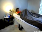 Latina amateur loves her boyfriends big black cock pounding her big booty 1/16