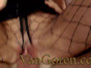 VANGOREN Blonde Whore in sexy dress serving 2 big cocks 6/16