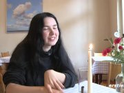 Buxom Sonja Masturbates through Panties 3/16