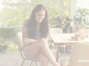 Susie Rubs that Hairy Pussy 1/16