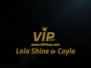 Vipissy - Lesbian piss play with gorgeous blondes in the sauna 4/16