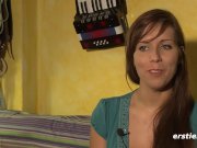 Linet Rubs that Hot Pussy Through Hole in Stockings -ersties 6/16