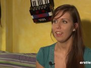 Linet Rubs that Hot Pussy Through Hole in Stockings -ersties 7/16