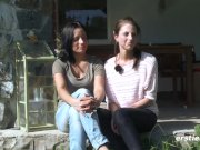 Mia and Sara Outdoor Lesbian Sex 5/16