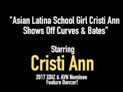Asian Latina School Girl Cristi Ann Shows Off Curves & Bates 1/16