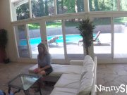 NANNYSPY Exhibitionist Nanny Lena Paul dripping CREAMPIE 2/16