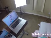 Riding my Sybian and giving a POV blowjob during my webcam show 6/16