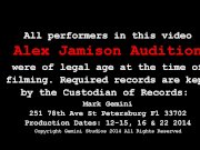 College Qtr Back Strips, Shows Hole and Cums 1/16