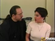 Handsome vintage babe is eager to bounce on rock solid cock 4/16