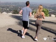 PUREMATURE Sexual training gym fuck with MILF 2/16