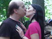 Grandpa fingers teen ass while he fucks her doggystyle 5/16