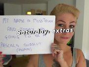 Pierced whore Miss Trixx cunt hammered before rough anal 1/16